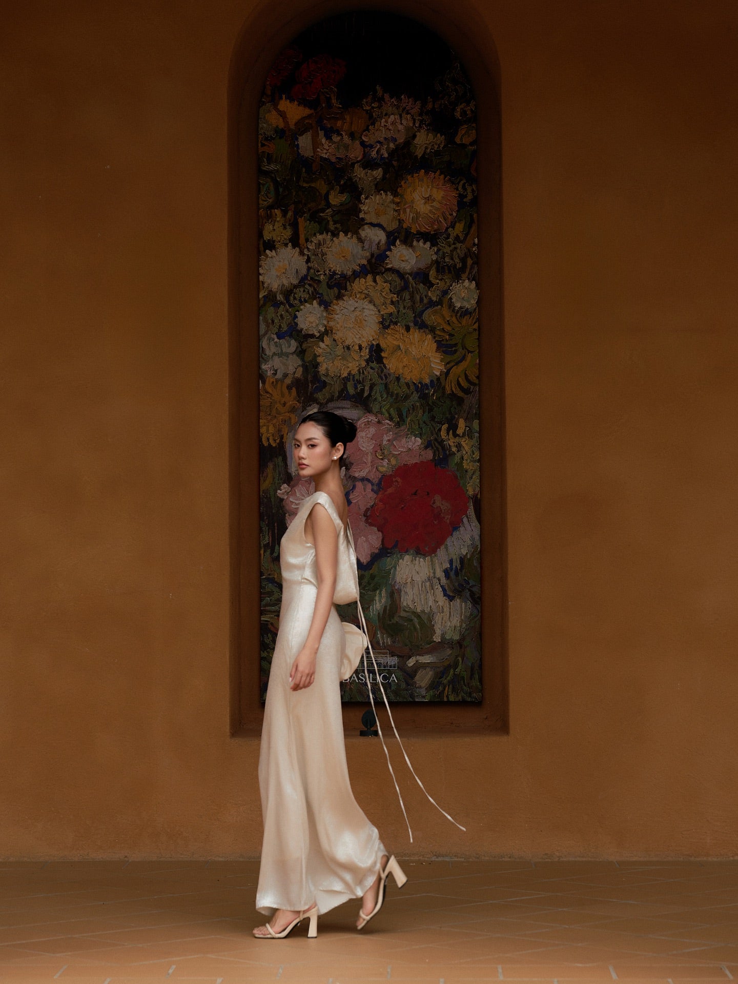 Phoebe Silk Lurex Dress