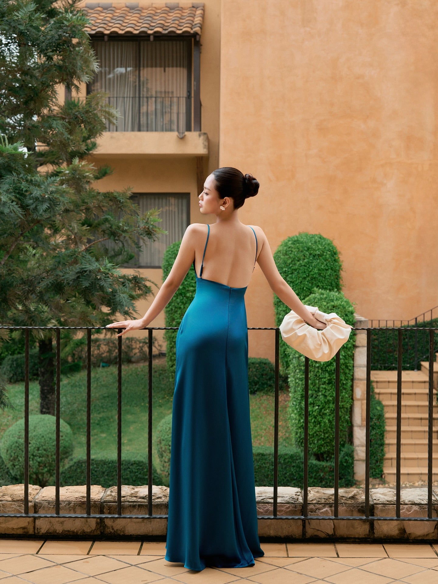 Phoebe Silk Evening Gown