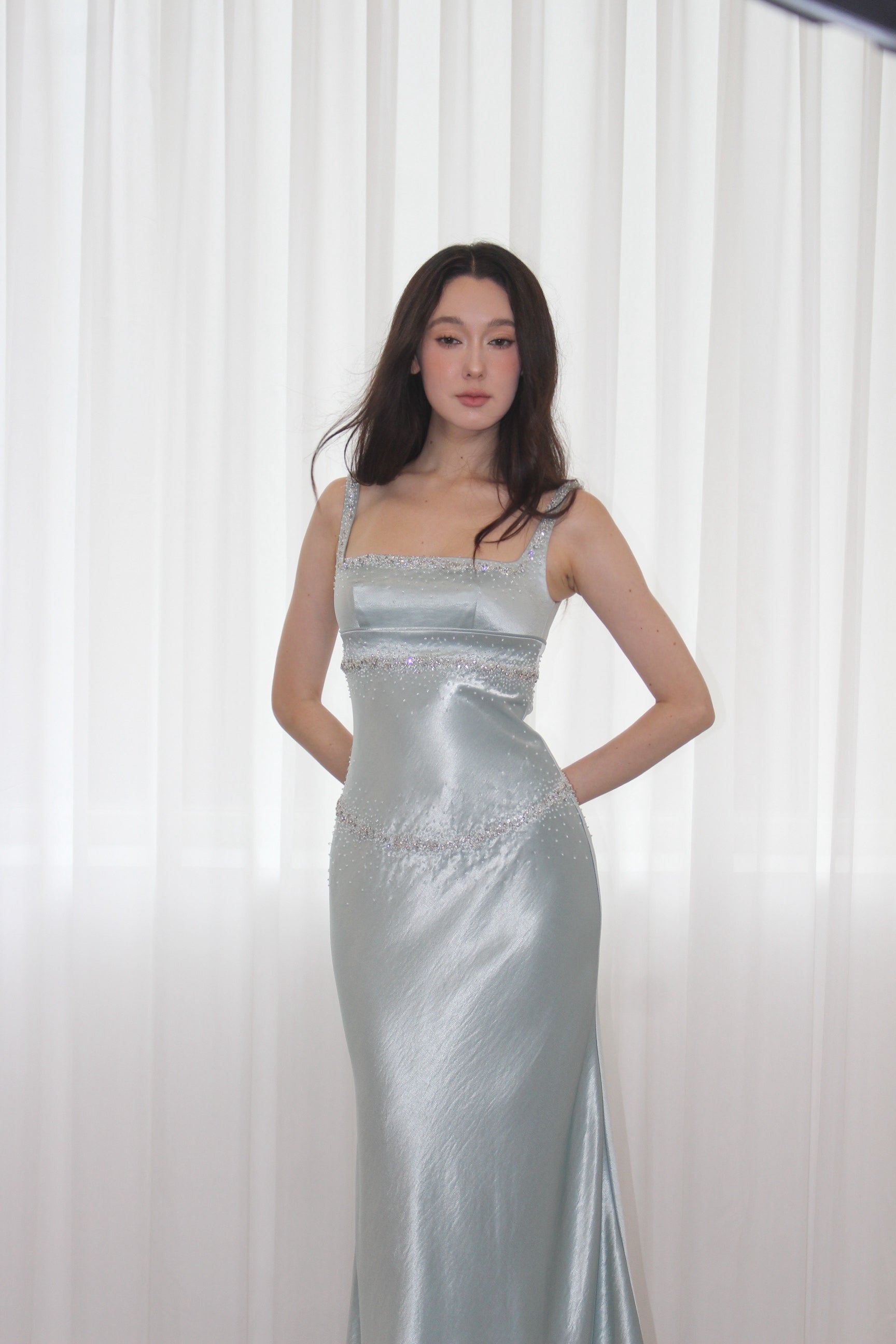 Phoebe Selene Satin Dress