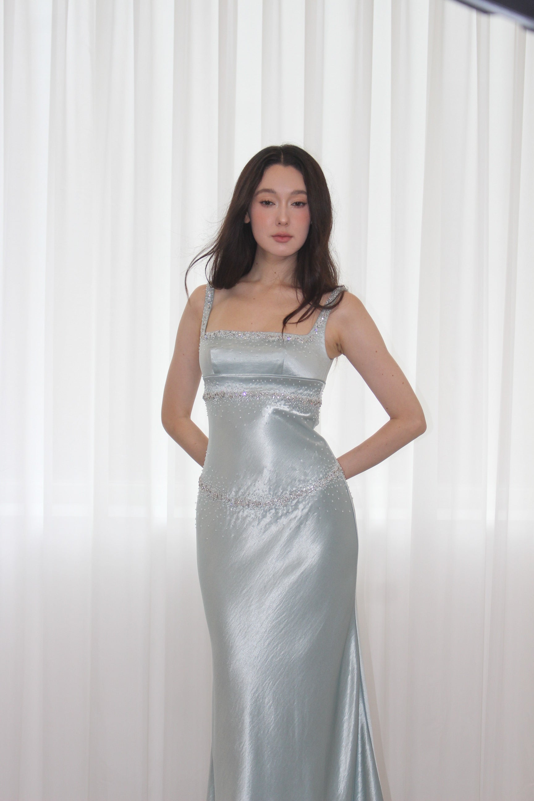 Phoebe Selene Satin Dress