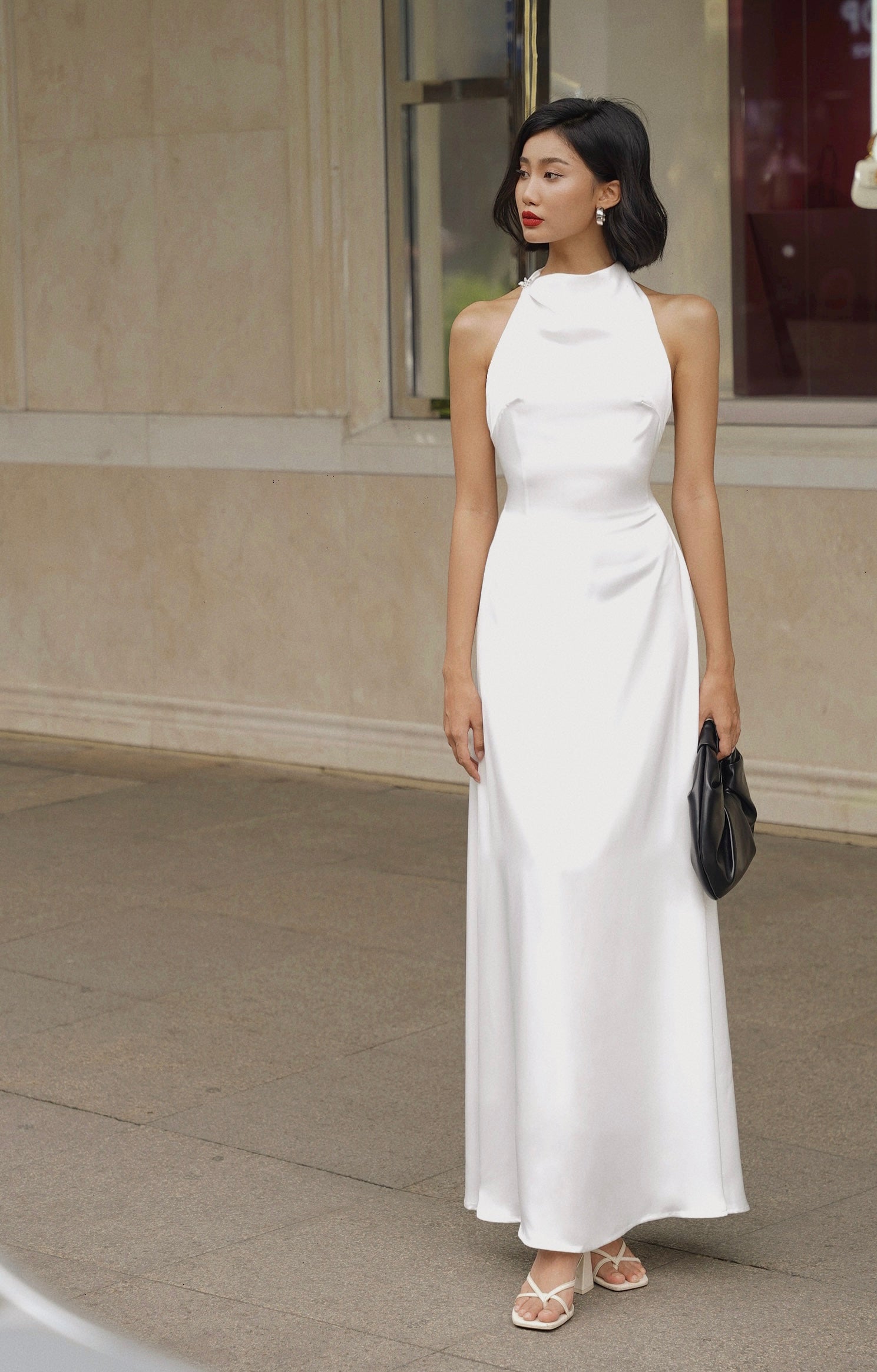 Phoebe Silk - Halter neck