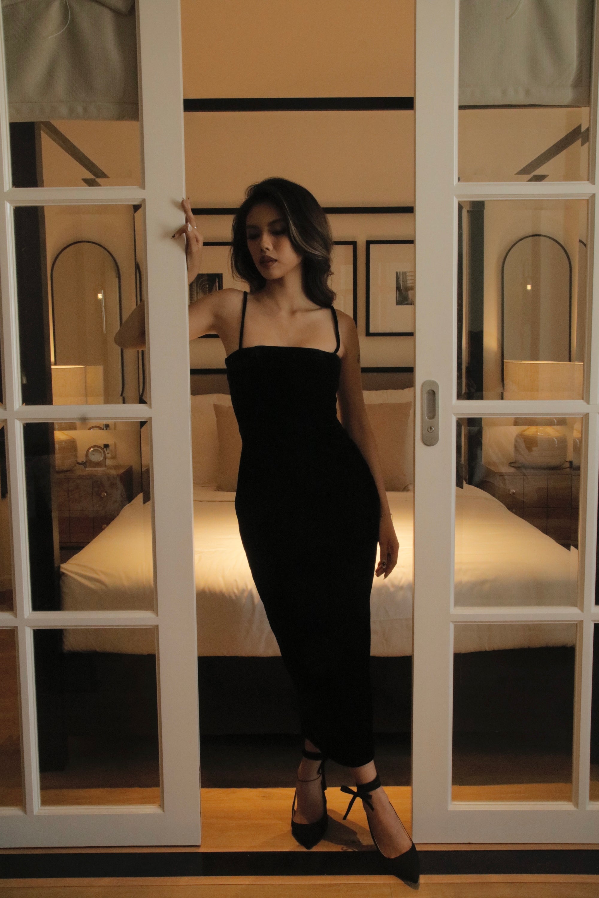 Phoebe Velvet dress
