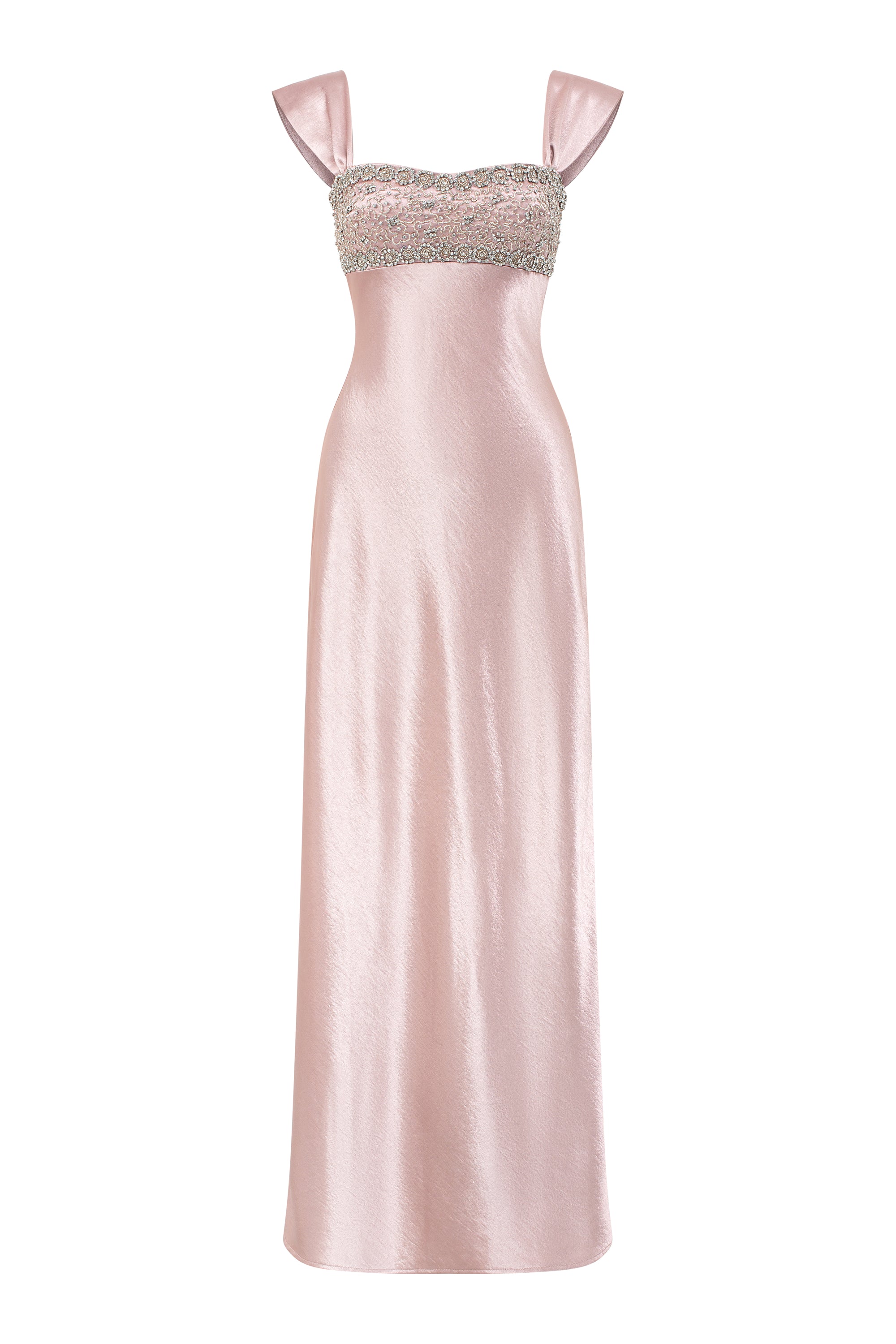 Phoebe French Satin Dress