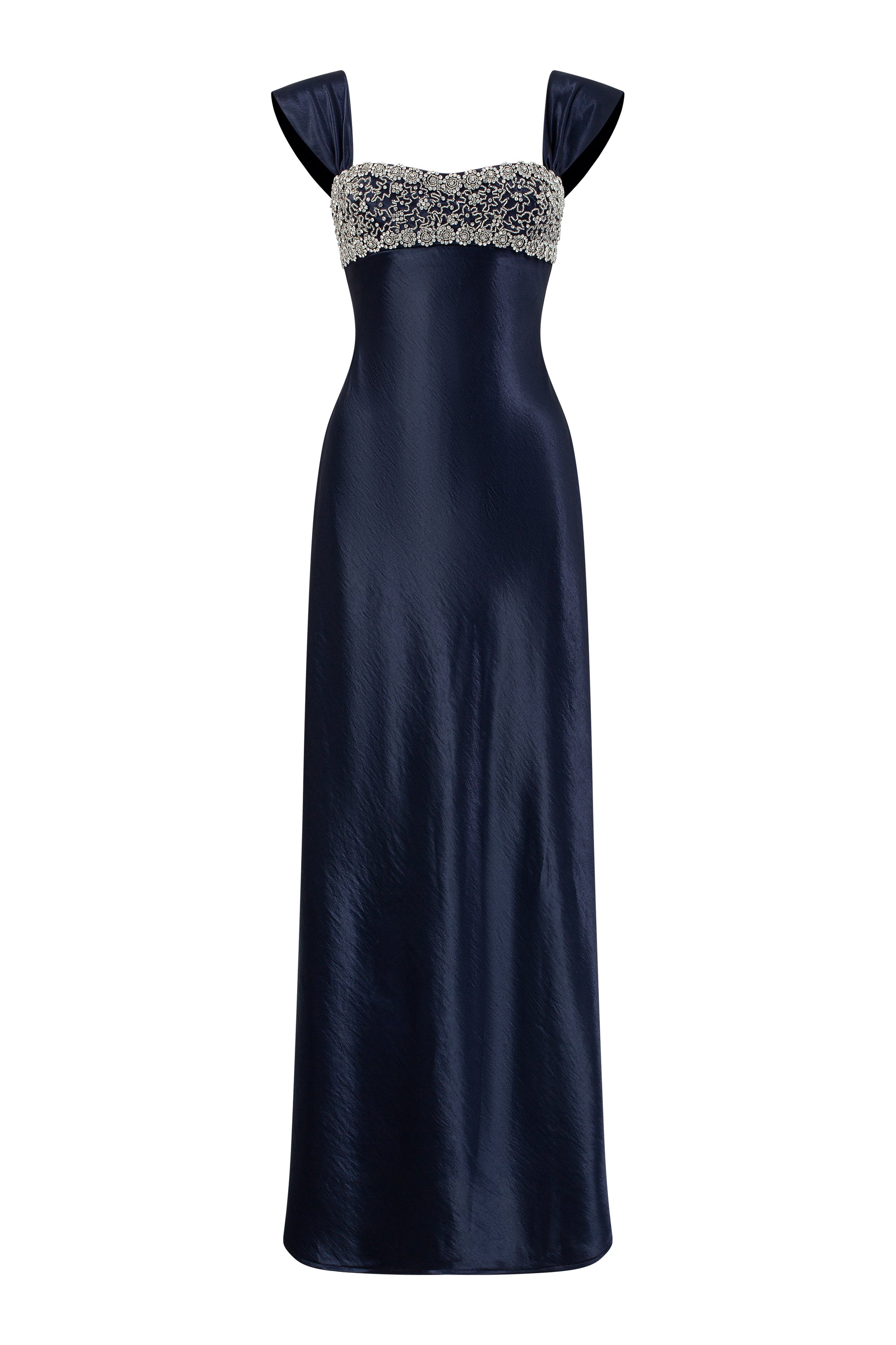 Phoebe French Satin Dress