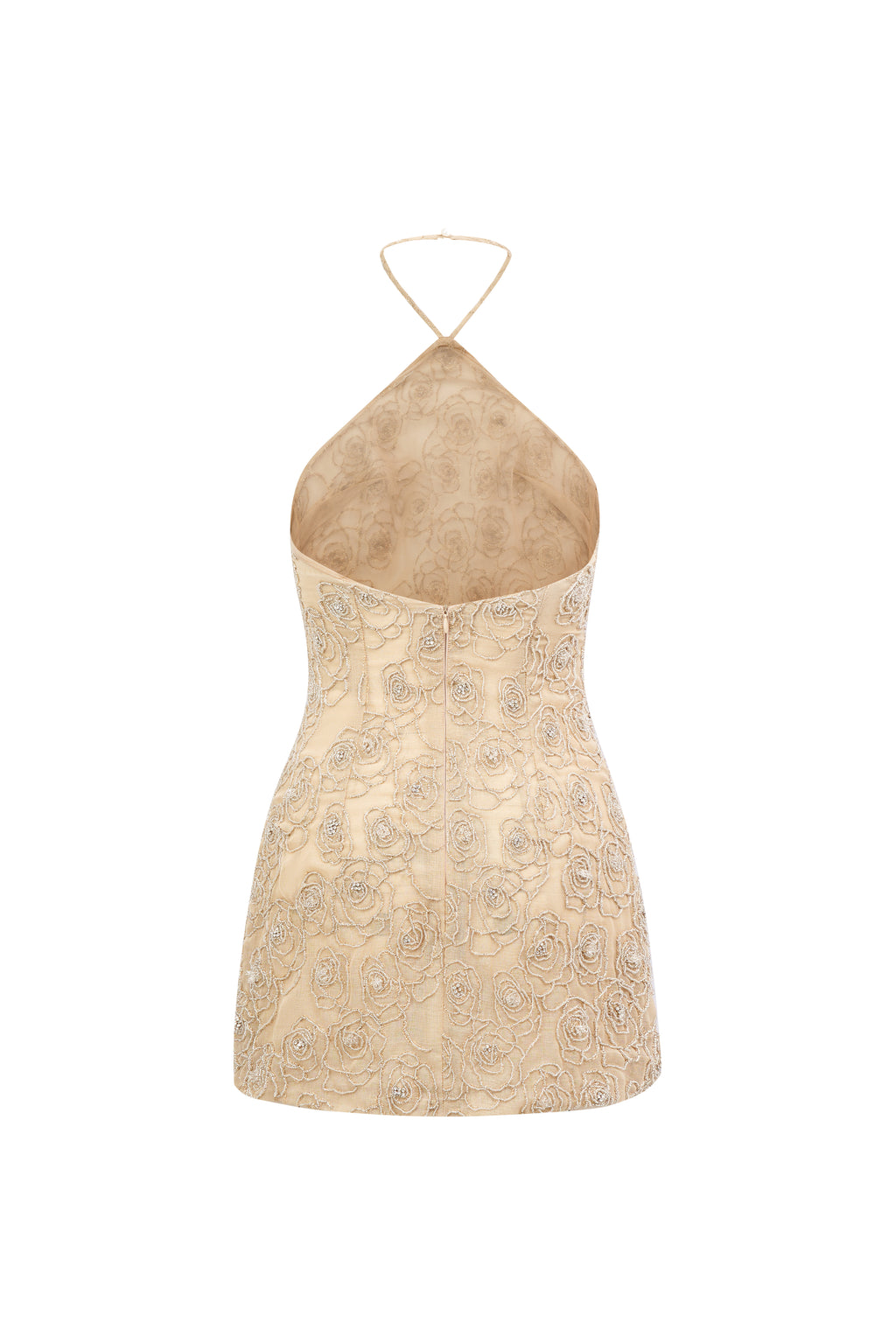 Phoebe Rosé Halter Dress