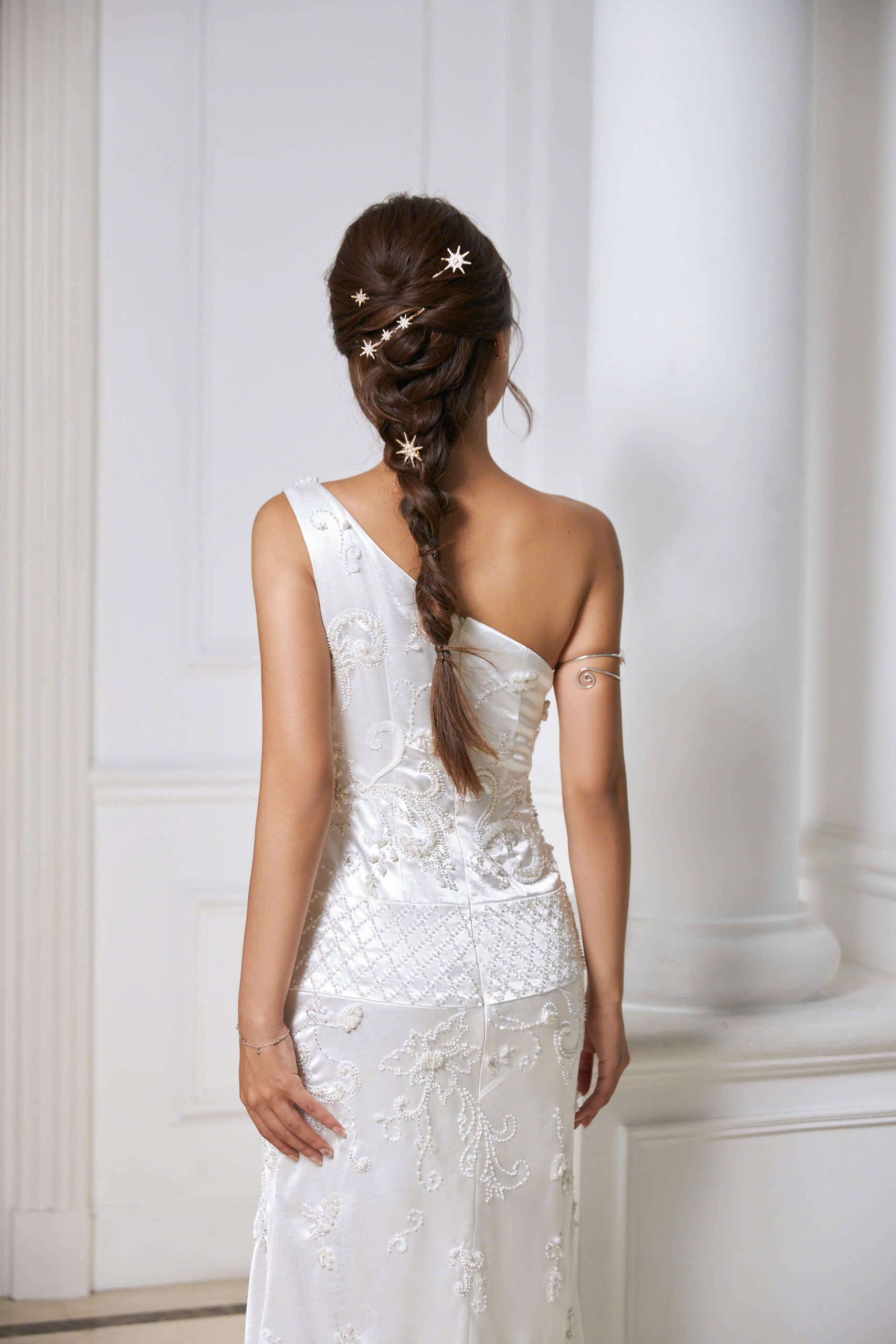 Phoebe Élysée Satin Gown