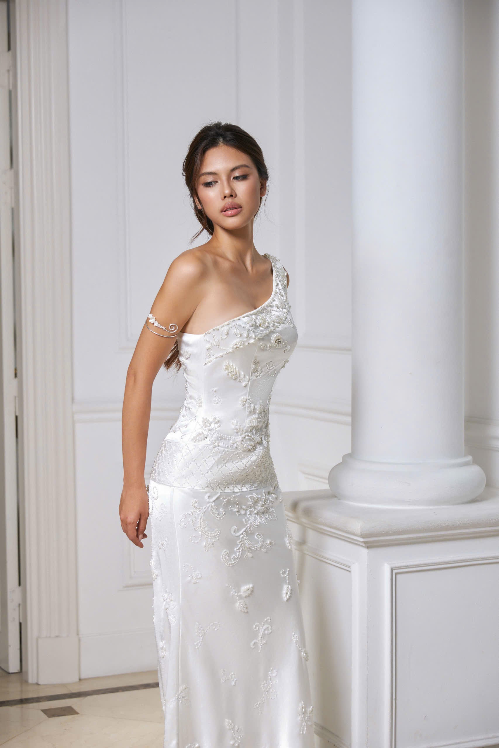 Phoebe Élysée Satin Gown