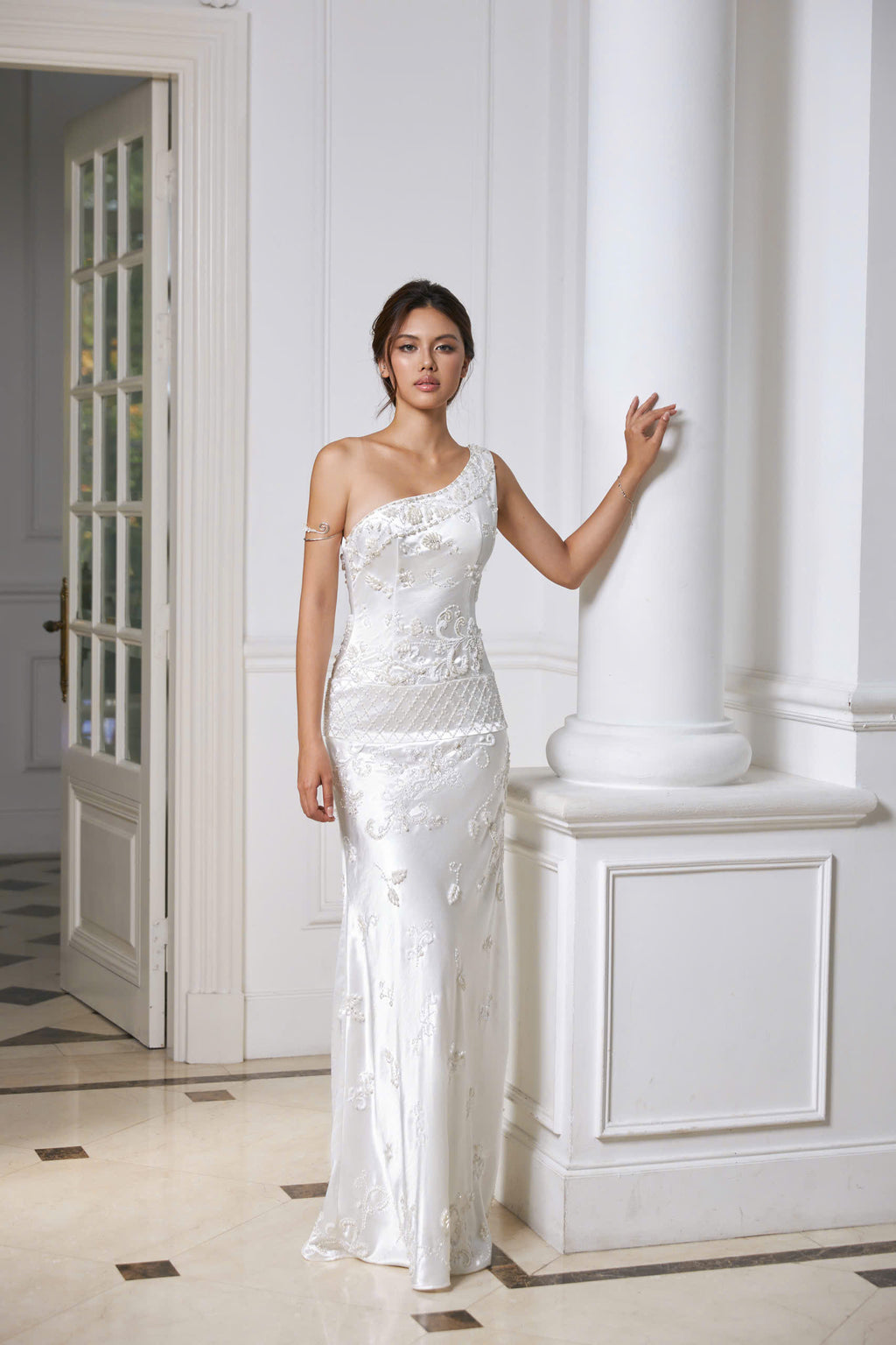 Phoebe Élysée Satin Gown