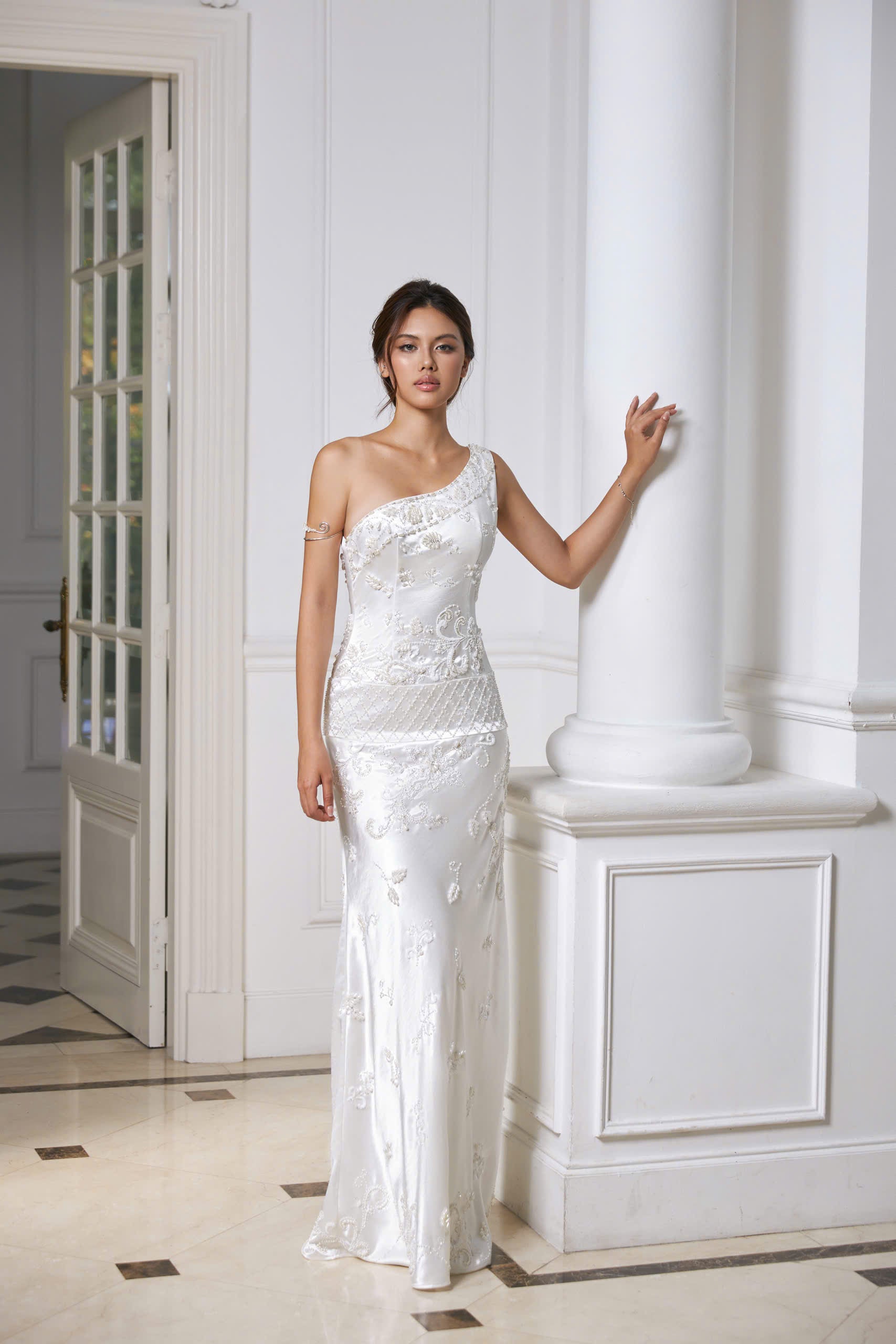 Phoebe Élysée Satin Gown